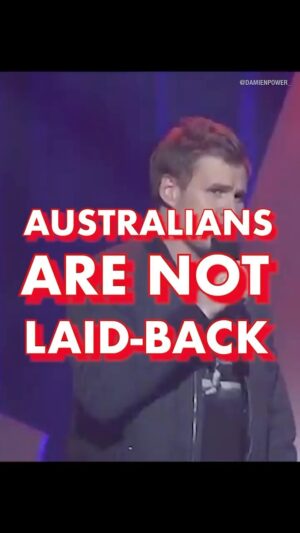 Damien Power Instagram - Australians are not laid back.