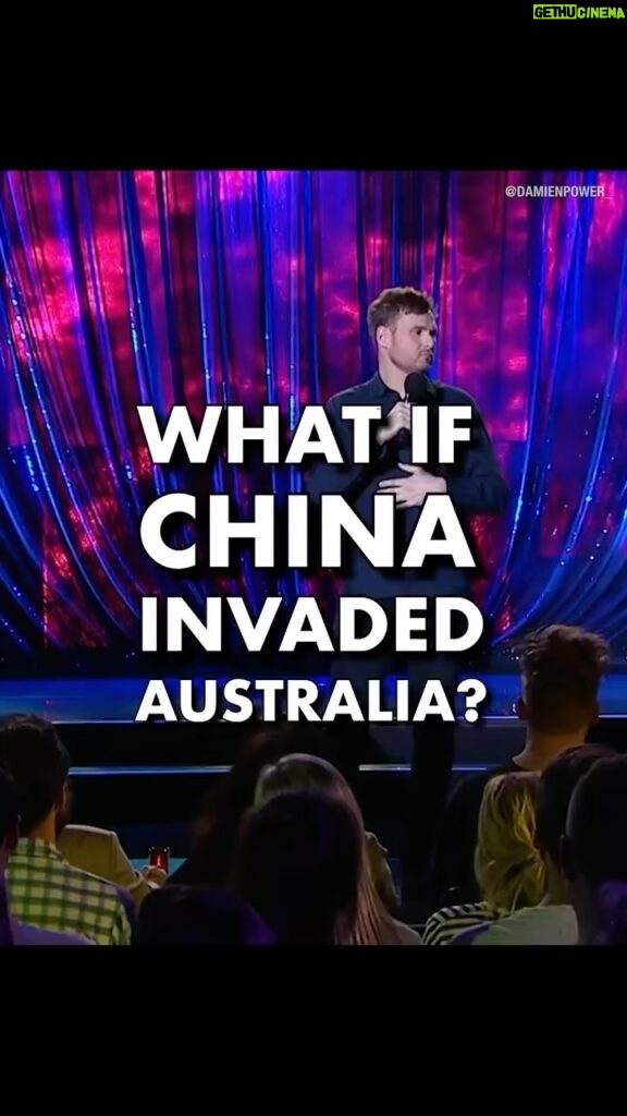 Damien Power Instagram - If China invaded Australia.