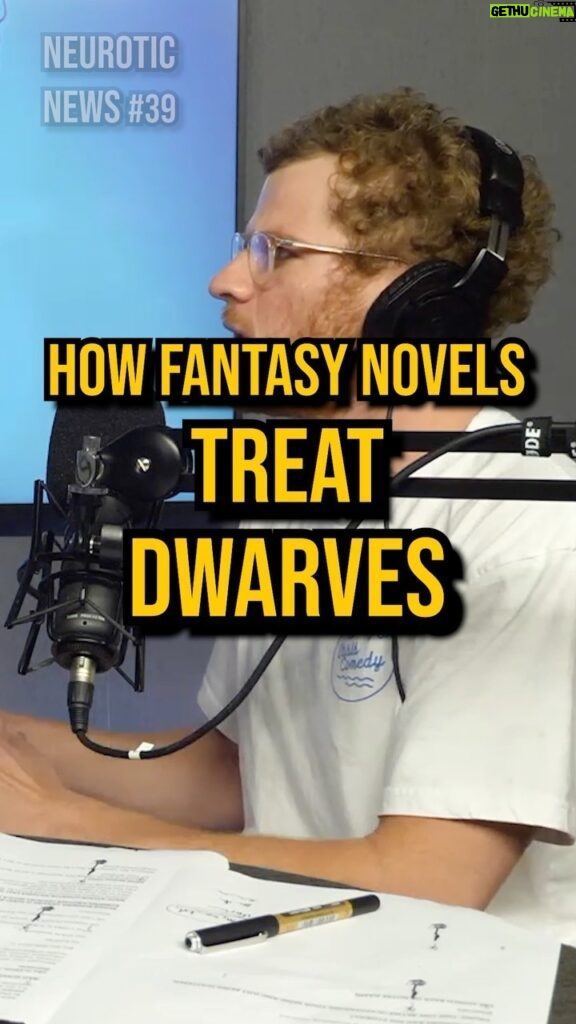 Damien Power Instagram - How fantasy authors treat dwarf characters. New ep of Neurotic News out now.