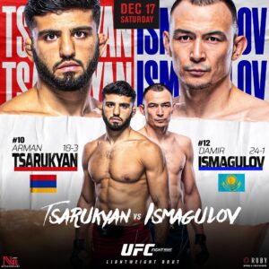 Damir Ismagulov Instagram - Ещё один бой - это возможность быть  ближе к цели. 17 декабря очередной бой . Уверен многим он будет интересен 😉 время показывать свой уровень 🔥#топ5