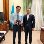 Damir Ismagulov Instagram – Рад был встрече @erlankarin2019 , Рахмет за тёплый приём 🤝 Nursultan, Qazaqstan