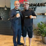 Damir Ismagulov Instagram - @fomin_ufc это босс в @ufcpi , говорит, что нужно поправить здоровье, залечить травмы и с научным подходом приступить к подготовке 😉🤝 Las Vegas, Nevada