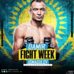 Damir Ismagulov Instagram - FIGHT WEEK! #12 Ranked @UFC Lightweight @ismagulov_damir fights in the Co-Main Event of #UFCVegas76 this Saturday live on @espnmma! #RubySE