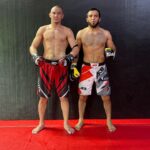 Damir Ismagulov Instagram - Крайние спарринги 🤼‍♂️🥊 @mazhit_sardarov всегда в форме🤝 скоро выдвигаемся в Вегас, на этот раз без ошибок☝️ Almaty, Kazakhstan