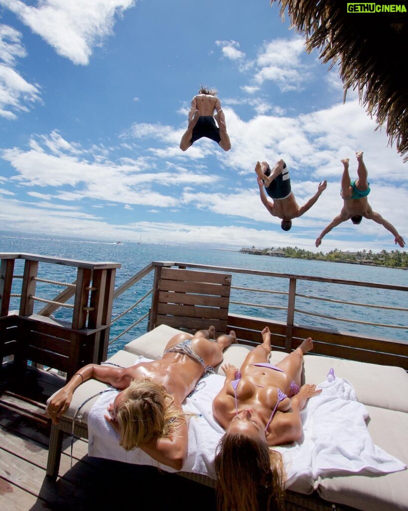 Dan Bilzerian Instagram - Roof was made for jumping Papeete Tahiti - French Polynesia