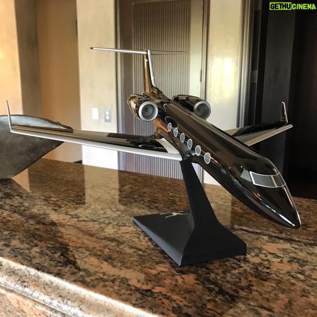 Dan Bilzerian Instagram - Just got this present for Xmas, they got the color wrong, but now I'm thinking, should I paint my plane black?
