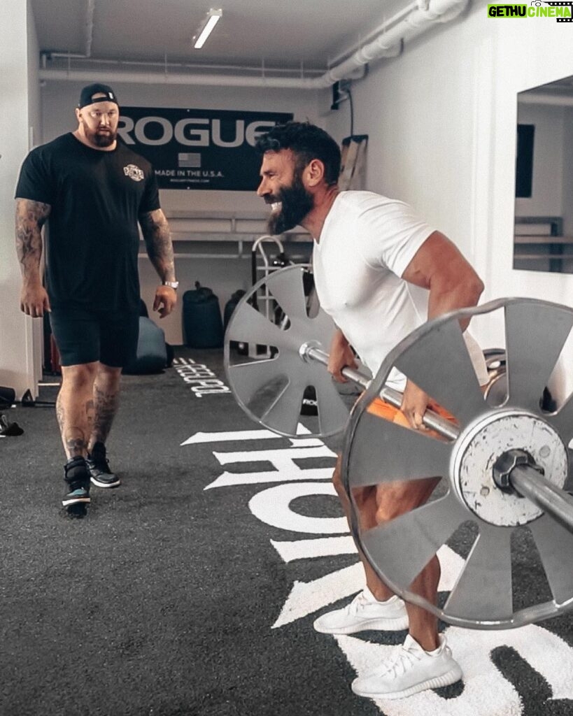Dan Bilzerian Instagram - There’s always time for the gym @thorbjornsson Thor's Power Gym