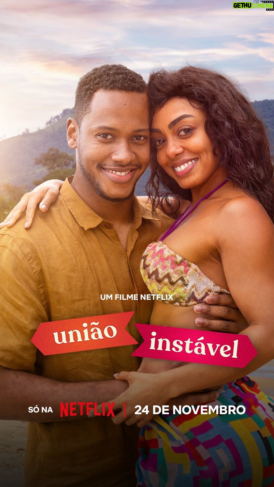 Dan Ferreira Instagram - Dona Netflix realizou meu sonho de fazer uma comédia romântica, e divulgou o trailer de União Instável, que estreia dia 24 de Novembro somente na @netflix. Um salve pra esse elenco dos sonhos sob a direção do meu irmão Silvio Guindane. ❤️ #UniãoInstável #Netflix #NetflixBrasil