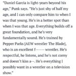 Daniel Garcia Instagram - Only time I hide behind a curtain is when I’m on the stage cuz I been working. Around