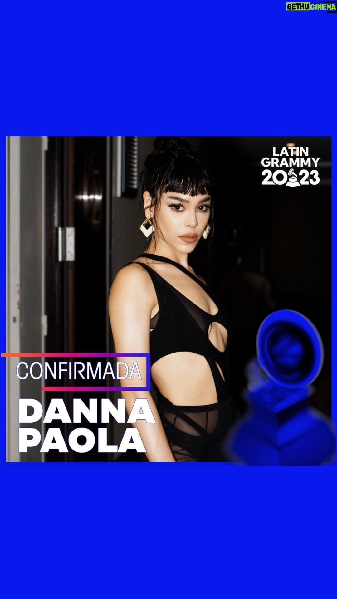 Danna Paola Instagram - 🎉 Estamos emocionados de anunciar que @dannapaola se unirá a nosotros como conductora de la 24.a Entrega Anual del #LatinGRAMMY 🎶👏👏 La Noche Más Importante de la Música Latina vuelve este 16 de noviembre