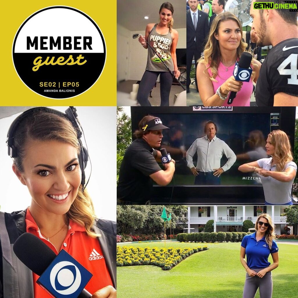 Dave Farrell Instagram - Amanda Balionis (@balionis) is this week’s guest, and she brings great stories and great laughs! Her story about one of her worst on-air interviews ever was fantastic! Listen to her now on the latest episode of the #memberguest podcast... and you can catch her this week on TV coverage of the #pgachampionship ! Use the link in my bio to listen 🎤🏌🏼‍♀️🍻@memberguestofficial
