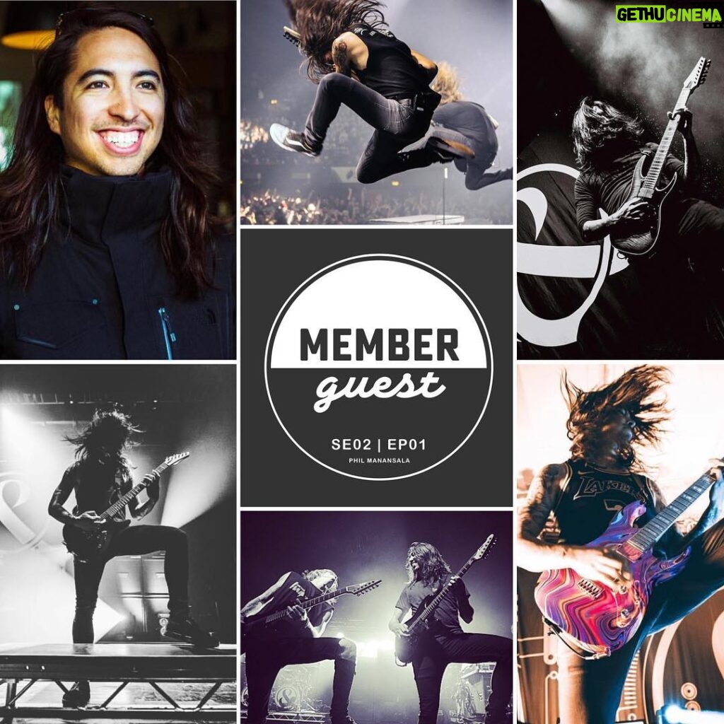 Dave Farrell Instagram - If you guessed that season 2s first guest for @memberguestofficial would be Phil Manansala (@mrmoneycat), guitarist from the band Of Mice & Men (@omandm), then you were correct!