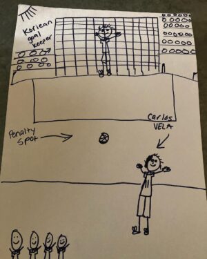 Dave Farrell Instagram - Our household is loving watching Mexico playing some exciting futbol.  And we definitely have some huge @carlosv11_ fans whether he’s playing for @LAFC or Mexico. Let’s go El Tri!  #vivamexico🇲🇽 #NotMyArtwork