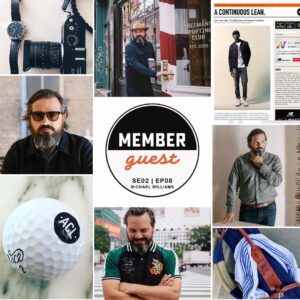 Dave Farrell Instagram - Happy Thursday Everybody! New episode of the #memberguest podcast is now available. Our guest this week is our good friend, Michael Williams from @aContinuousLean.  We talk about the best/worst dressed in golf, exchange rat hunting stories, and share a ton of laughs. Follow the link in my bio to listen! 🙏🏽🙌🏽 • 🔊👆🏽