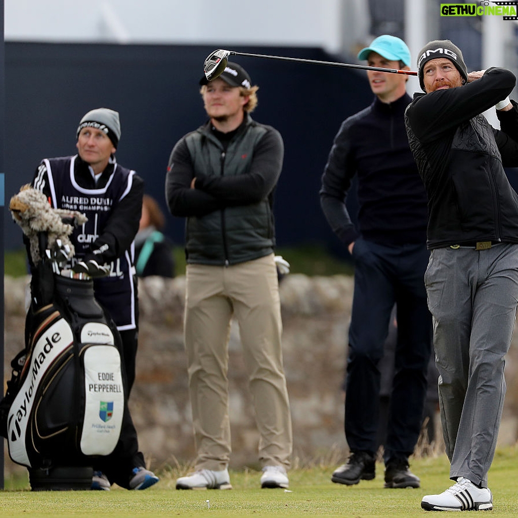 Dave Farrell Instagram - Who’s ready for October!?! I’m stoked to be heading back to this year’s #dunhilllinks championship... Come out to the tournament and say 👋! @dunhilllinks Old Course at St Andrews