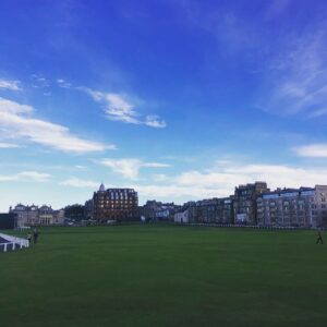 Dave Farrell Instagram - To say Scotland, and particularly St Andrews, is one of my favorite places on the planet would be an understatement. So happy to be back at @thehomeofgolf for this year #dunhilllinks ! 

Enjoyed a wonderful Monday practice round with @bradleywillsimpson , Mr Tyson, and Mr Edwards. Today, @kingsbarnsgolflinks is on the agenda. 

Tournament starts Thursday… I’m feeling good things coming! @dunhilllinks