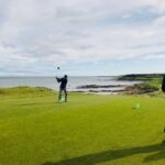 Dave Farrell Instagram – Thank you to @dunhilllinks for having me out to compete this year. By far, my favorite week of the year! And great fun being paired today with Mike Rutherford, guitar legend from Genesis, and Mike and the Mechanics.  Scotland, you never cease to amaze me! 🏴󠁧󠁢󠁳󠁣󠁴󠁿 💙
