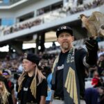 Dave Farrell Instagram – Working on my falconry, my drumming, and my familying… all with the #lafc and the #lafc3252 ! If you want to see the video, go check it out on @lafc ‘s page 🙌🏽 🦅 🖤💛 #LordOfFalcons BMO Stadium
