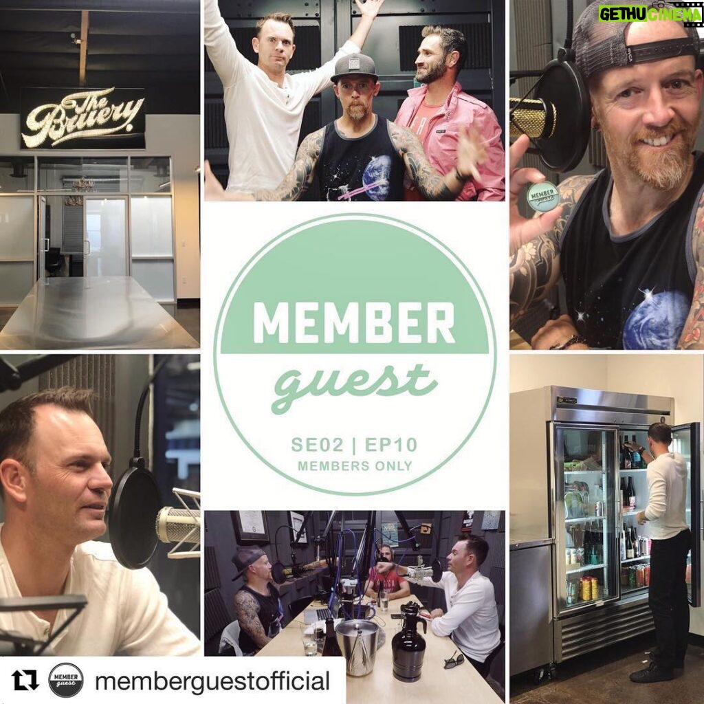 Dave Farrell Instagram - 🚨 New episode alert 🚨 - go listen now and let me know your favorite moment! ・・・ Rejoice🙌🏼 The “Members Only" season finale is LIVE! The boys are back at @thebruery to enjoy some tasty beverages and talk Tiger vs. Phil, call some previous guests, and dive deep into some fun fan questions.  A space cat farts rainbows on Dave's shirt, "Steeley" karaokes like a BOSS, and Mark’s jacket is pink and awesome! Check out SE02 | EP 10 where all fine podcasts are enjoyed • Link in Bio👆🏼