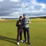 Dave Farrell Instagram - Two years ago, after @mercedesamg brought us together, @marcel_siem and I played a practice match against each other... today we were reunited and teamed up against @robertrockacademy and @brianmcfadden123 and finished in a (partially controversial 😜) tie! Great times at the @dunhilllinks ! Can’t wait to get the tournament started tomorrow morning. ⛳️ A special thanks to @mercedesamg for bringing us together 🙌🏽 @mercedesbenz