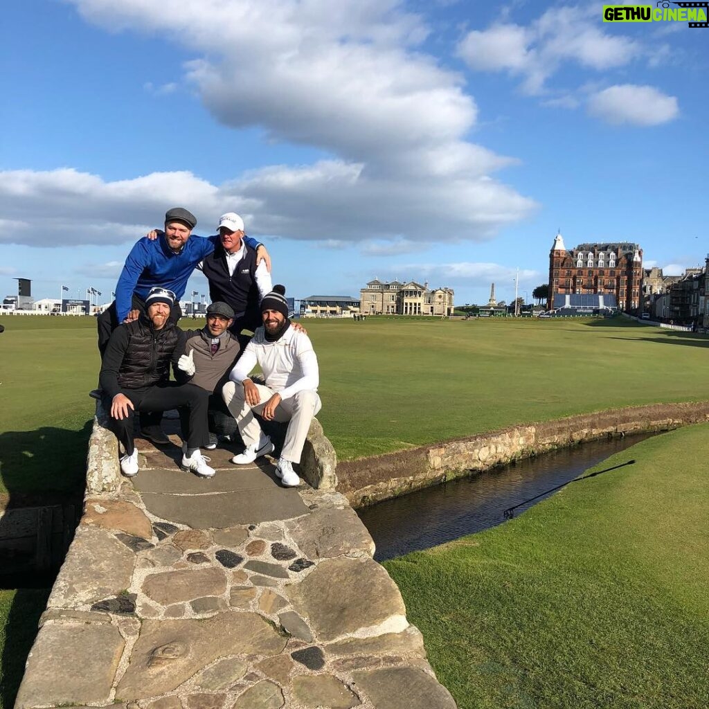 Dave Farrell Instagram - Practice round at the @dunhilllinks !!! The best week of the year! What up @brianmcfadden123 !?! #dunhilllinks @europeantour @thehomeofgolf