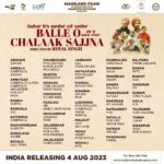 Dave Sidhu Instagram – Worldwide Tickets Out Now

www.balleochalaaksajjna.com 

In Australian / NZ Cinemas 4th August 2023 

𝐌𝐀𝐈𝐍𝐋𝐀𝐍𝐃 𝐅𝐈𝐋𝐌𝐒🎬 Omjee Star Studios 
ਬੱਲੇ ਓ ਚਲਾਕ ਸੱਜਣਾ 
ਰਿਸ਼ਤਿਆਂ ਵਿੱਚ ਚਲਾਕੀਆਂ ਨਹੀਂ ਚਲਦੀਆਂ

@paramsidhu_homes @guribhaji @sukhibhaji @cinetownofficial 
@singhroyal24
@rajsinghjhinjar @cinetownofficial 
@vikramchouhan.official @HarashJotKaur @molinasodhiofficial @mainlandfilms
@dilraj_uday @mahabirbhullar1 @nirmalrishiofficial @officialrupinder_rupi @amansutdhar 
@johnmasih75 @parkashgadhu @irajdhaliwal @sukhwinderrajbuttar @jaswindermakrauna @randeepbhangu51
@official.parmindergill @makeup_killers_ @nrindrjoot_kaur @simran_turban_coach19 @gurbhej9970 @vishalkaushikreal @artist_talwinder @im.lucky25 @vijaylama008 @kulwinderkaur @impanthpreet @i_em_jt @kdeephairstylist_ @nima.virk.14 @dosanjh_gurpreet @ mainhitz @the.weekendstudio 
@nachhatargill @garrythindsurrey @sukhjinder.dhillon988 @omjeegroupofficial @davesidhusydney @knockmedia1 

#balleochalaaksajjna #mainlandfilms
#GTentertainment #RoyalSingh #RajSingjhinger
#VikramChouhan #HarashJotKaurToor #mainhitz
#MolinaSodhi #GurpreetToti #omjeegroup
#mainlandfilms #mainsitepictures #knockmedia