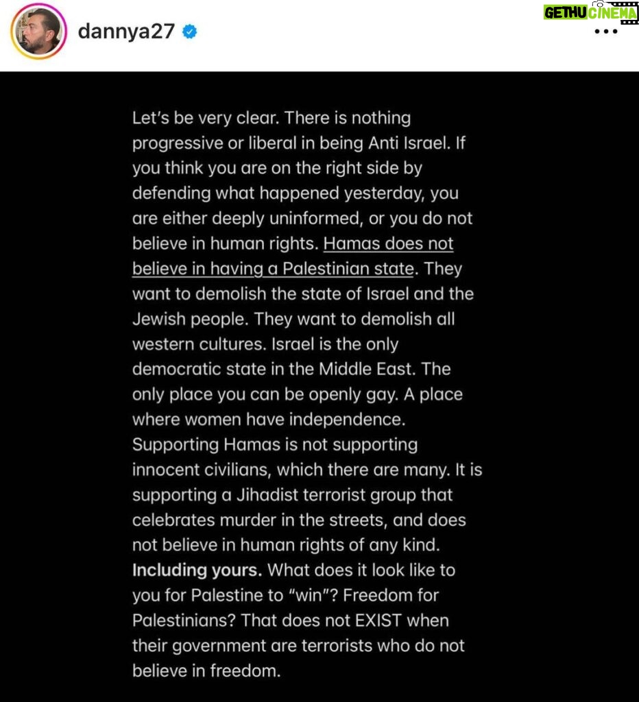 David Arquette Instagram - My friend @dannya27 said it better than I ever could. I pray for all the innocent people and children caught in the middle of it all. I pray for PEACE 🇮🇱 ❤️
