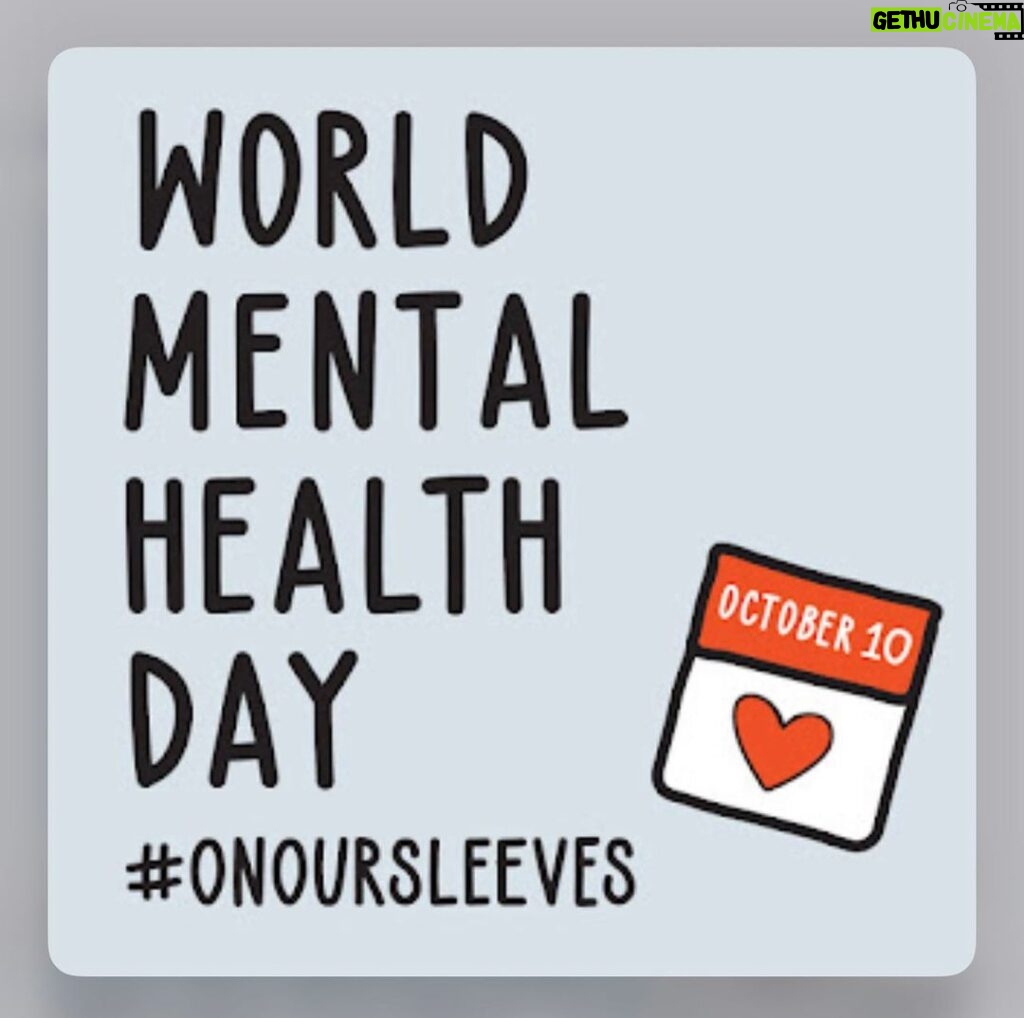 David Arquette Instagram - #WorldMentalHealthDay is October 10 and it’s the perfect time to check in on the kids in your life! The Key? Having conversations about mental health before issues like anxiety, bullying or depression arise so they’ve better equipped to ask for help. @OnOurSleevesOfficial can help you have these convos! Visit OnOurSleeves.org!