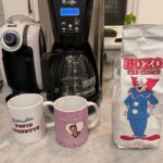 David Arquette Instagram - Thank you @ojme98 for the fabulous mug with my mug on in. The closest I could come to tasting like me is the Carmel corn @breakfastatdominiques @realbozotheclown #coffee - I wonder if AI made that mug?