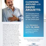 David Arquette Instagram - So excited for this event at the Florida Atlantic University. Please come out and say hello. Thank you. Please check out the link in the picture