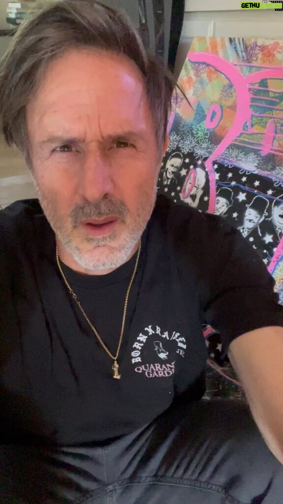 David Arquette Instagram - Thank you to all my friends followers my family. I love you all 300k!