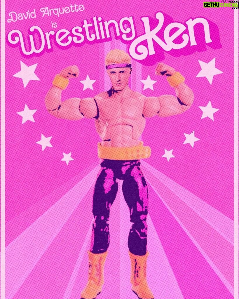 David Arquette Instagram - The @thedoodlinkid strikes again. #wrestlingken #barbie