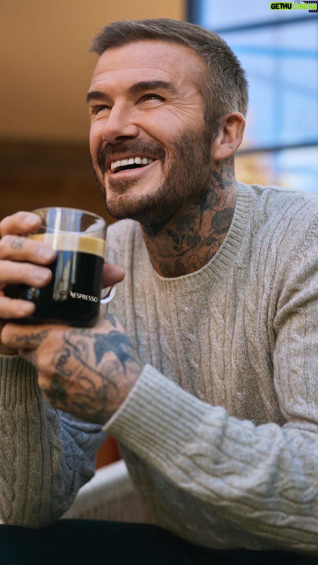 David Beckham Instagram - ☕️ time… me and my @nespresso