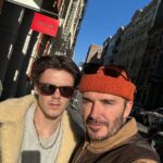 David Beckham Instagram - Good morning from NYC 🇺🇸 & from the night before with the Master @lucali_bk 🍕 @cruzbeckham ❤️