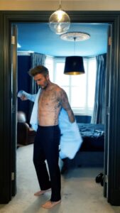 David Beckham Instagram - The finishing touch… #DavidBeckhamFragrances