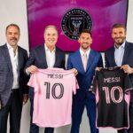 David Beckham Instagram - Confirmación. @leomessi x @intermiamicf 🩷🖤 A long and beautiful week in Miami 🩷