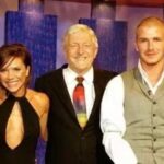 David Beckham Instagram - We say goodbye to the best… Waking up to the sad news of Michael Parkinson passing , I was so lucky to not just be interviewed by Michael but to be able to spend precious time talking about football and family our 2 passions ❤️plus the GoldenBalls moment… Sending love to Mary and the whole family ❤️