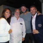 David Beckham Instagram - Another great night in miami with La Familia 🩷🖤 family and friends showing the Miami Love 🩷🖤 @intermiamicf
