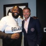 David Beckham Instagram - Another great night in miami with La Familia 🩷🖤 family and friends showing the Miami Love 🩷🖤 @intermiamicf