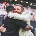 David Beckham Instagram - Another great night 🩷 Thank you to La Familia & all of our friends for showing up 🔥 @victoriabeckham @diddy @djkhaled @davidgrutman @isabelagrutman camila_cabello @karliekloss @officialgiggs @rauwalejandro @khaby00 🔥 @intermiamicf