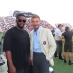 David Beckham Instagram - Another great night 🩷 Thank you to La Familia & all of our friends for showing up 🔥 @victoriabeckham @diddy @djkhaled @davidgrutman @isabelagrutman camila_cabello @karliekloss @officialgiggs @rauwalejandro @khaby00 🔥 @intermiamicf