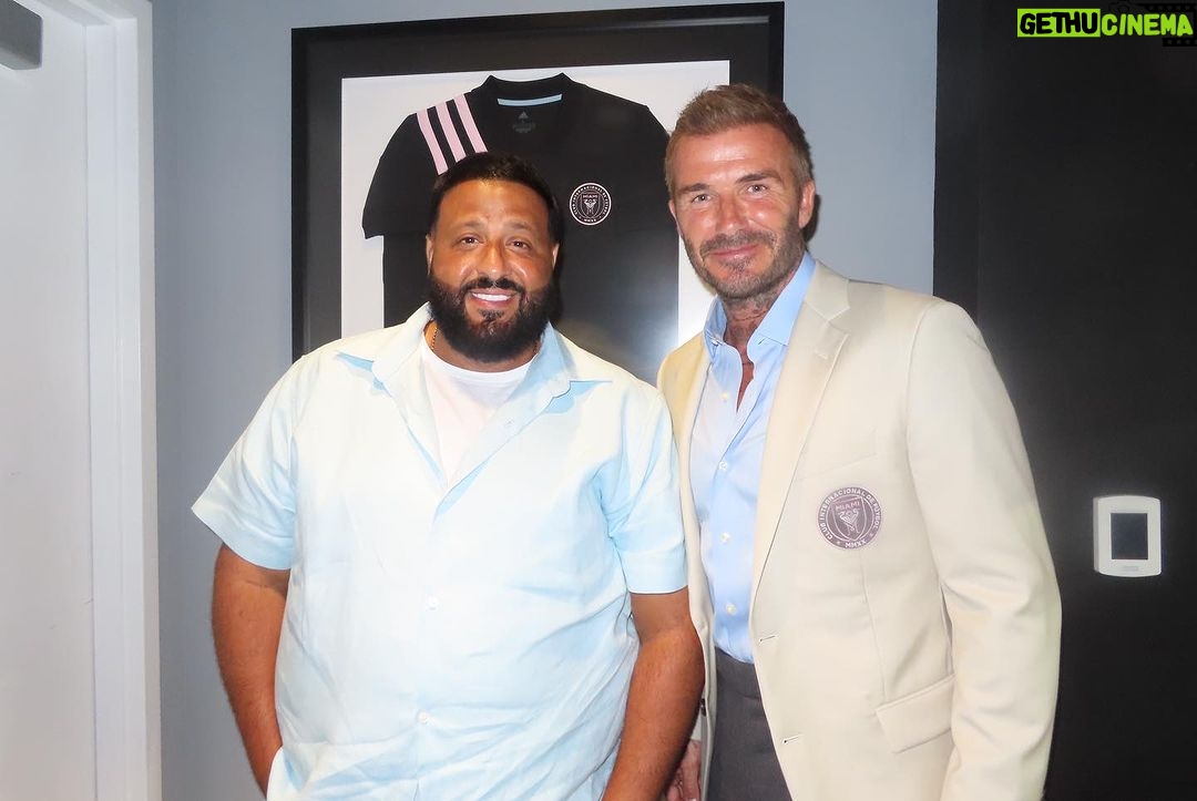 David Beckham - 2.4 Million Likes - Another great night 🩷 Thank you to La Familia & all of our friends for showing up 🔥 @victoriabeckham @diddy @djkhaled @davidgrutman @isabelagrutman camila_cabello @karliekloss @officialgiggs @rauwalejandro @khaby00 🔥 @intermiamicf