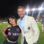 David Beckham Instagram - Another great night 🩷 Thank you to La Familia & all of our friends for showing up 🔥 @victoriabeckham @diddy @djkhaled @davidgrutman @isabelagrutman camila_cabello @karliekloss @officialgiggs @rauwalejandro @khaby00 🔥 @intermiamicf