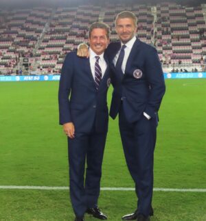 David Beckham Instagram - The perfect night 🩷🖤 Thank you to all my family & friend’s for supporting like you always do 🩷🖤