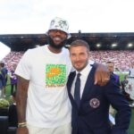 David Beckham Instagram - The perfect night 🩷🖤 Thank you to all my family & friend’s for supporting like you always do 🩷🖤