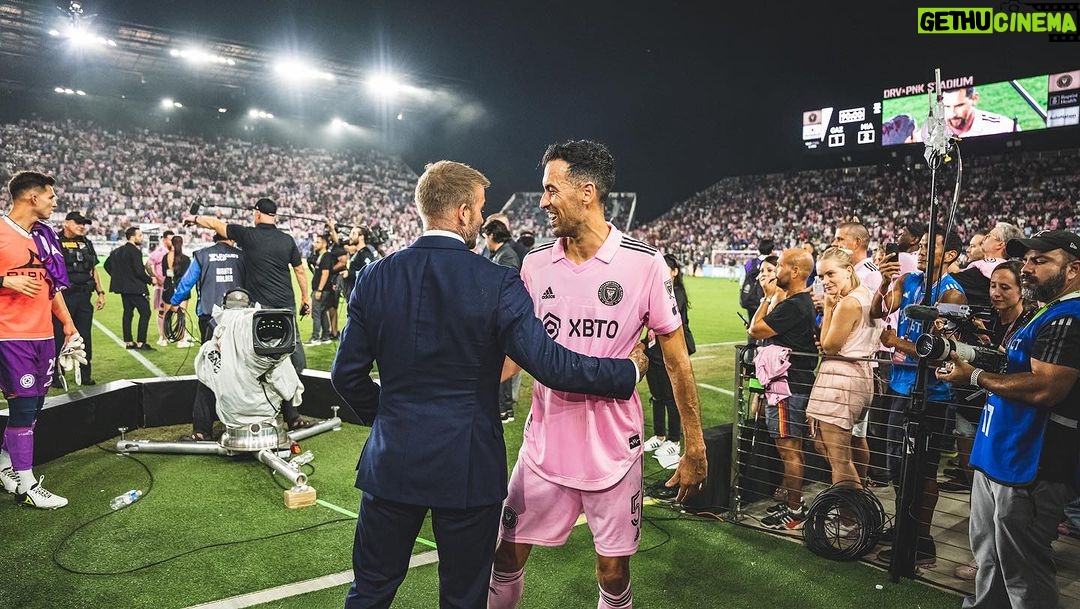 David Beckham - 2.5 Million Likes - Incredible night in Miami 🔥Thank you to all the fans for creating such a special atmosphere, I’m so proud of this club 🩷🖤 We’ve just witnessed greatness… #FreedomToDream @intermiamicf @leomessi