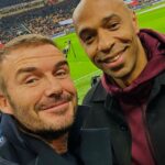 David Beckham Instagram - Good to see you my friend… great being back at a Champions League night in Milan ⚽️ Two special clubs to me ❤️ @acmilan @psg @lays_football @lays