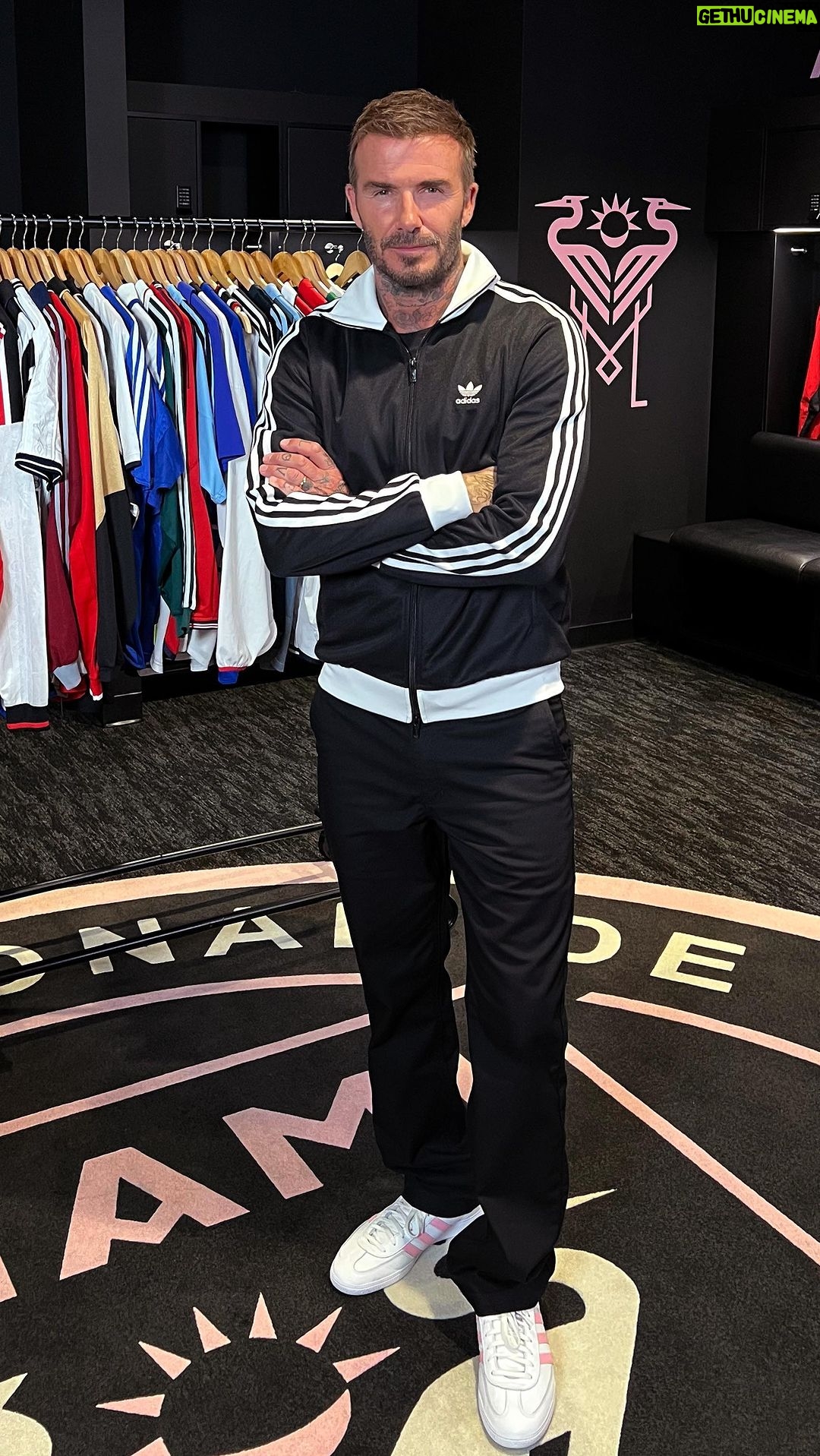 David Beckham Instagram - My career in shirts 👕 Loved taking a trip down memory lane with @classicfootballshirts… watch the 3-part series over on TikTok 📲