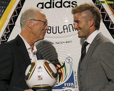 David Beckham Instagram - So sad to lose a special person, special player & a true gentleman , we send love and thoughts to Franz’s family and friends..