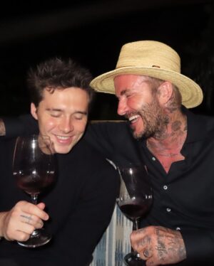 David Beckham Instagram - Here’s to another year & as The Boss would always say “ On to the next “ 2024 here we go ❤️ I love you all so much thank you for an amazing year ❤️ @victoriabeckham @brooklynpeltzbeckham @romeobeckham @cruzbeckham #HarperSeven @nicolaannepeltzbeckham @mimimoocher